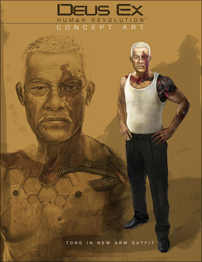 Tong Si Hung Art from Deus Ex: Human Revolution
