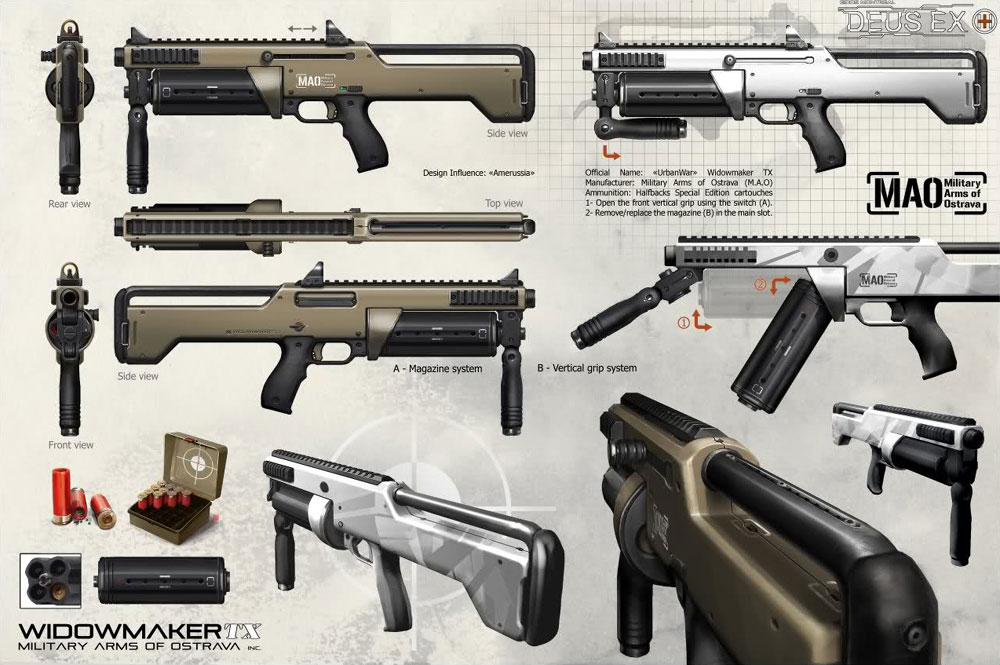 Widowmaker Art from Deus Ex: Human Revolution