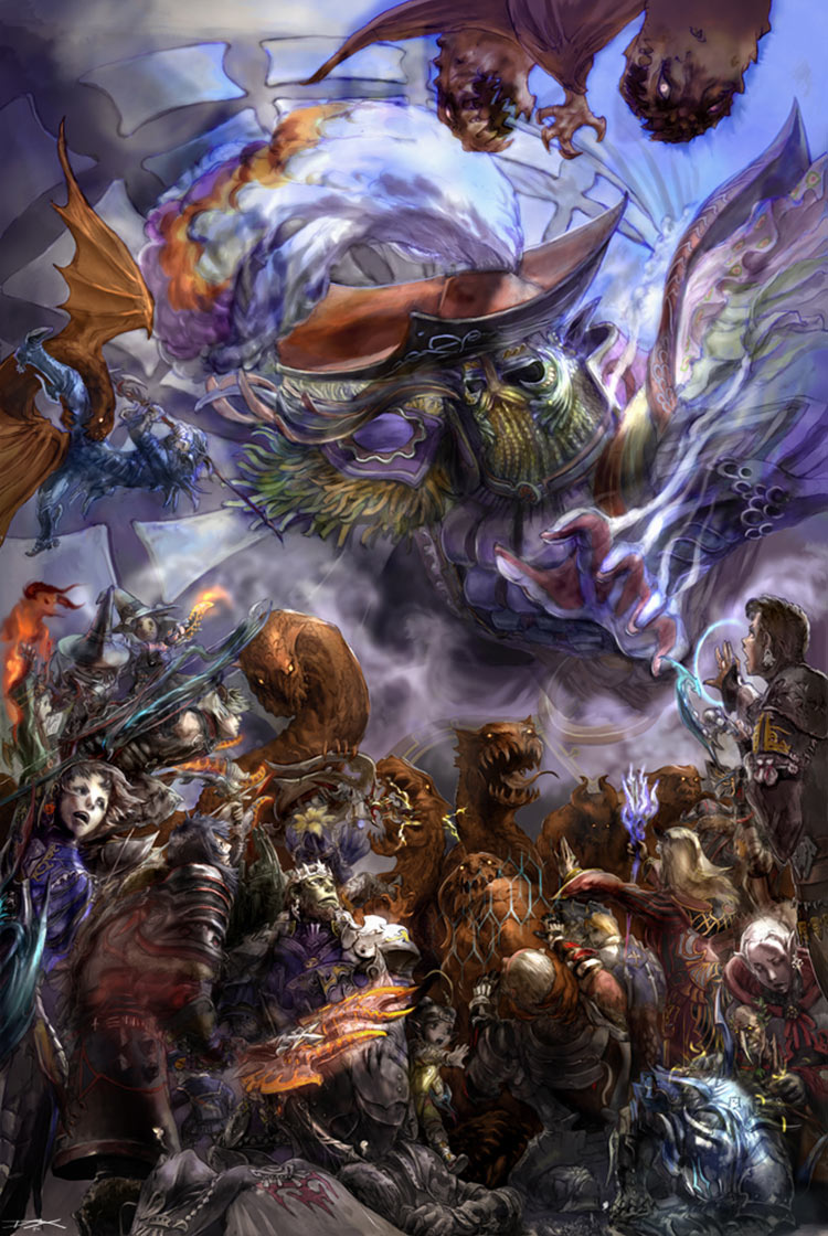 Amon Promo Art from Final Fantasy XIV: A Realm Reborn