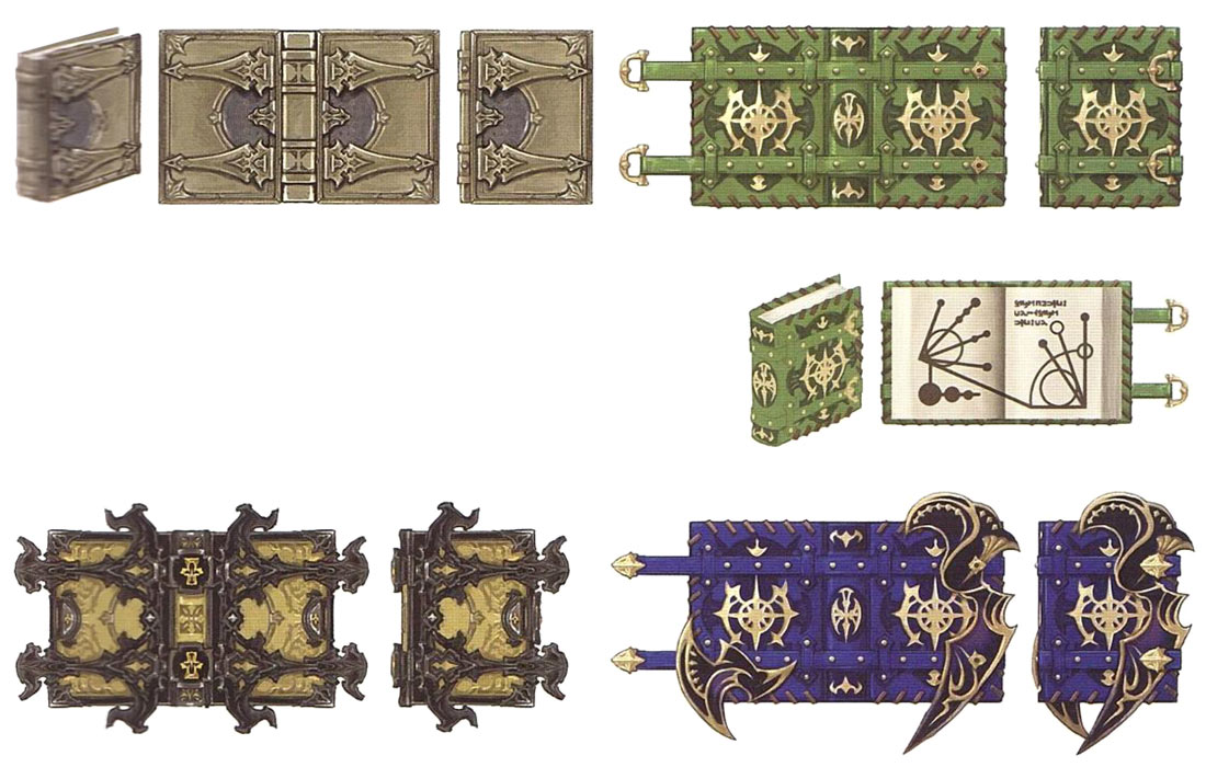 Arcanist Grimoires Art from Final Fantasy XIV: A Realm Reborn