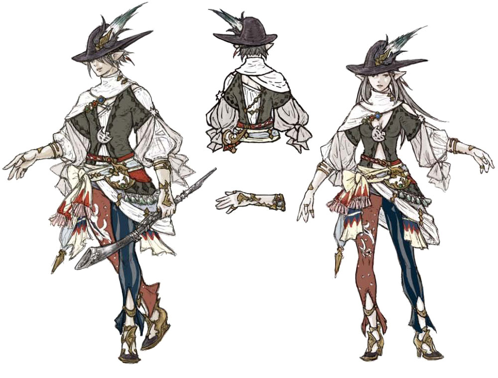 Bard Concept Art from Final Fantasy XIV: A Realm Reborn