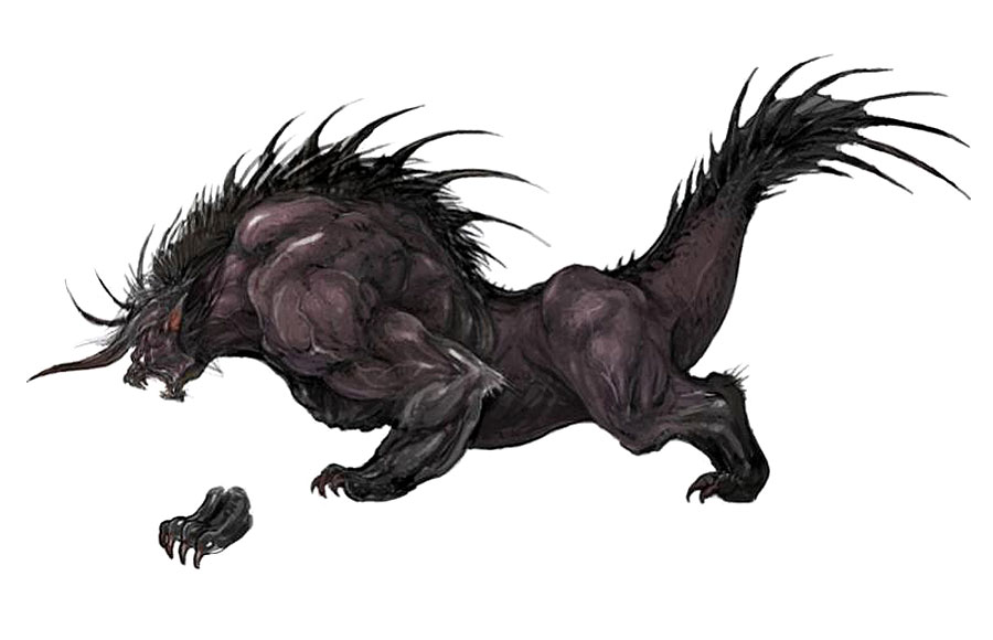 Behemoth Art from Final Fantasy XIV: A Realm Reborn