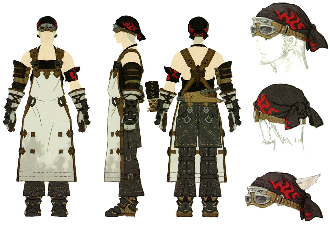Blacksmith Art from Final Fantasy XIV: A Realm Reborn