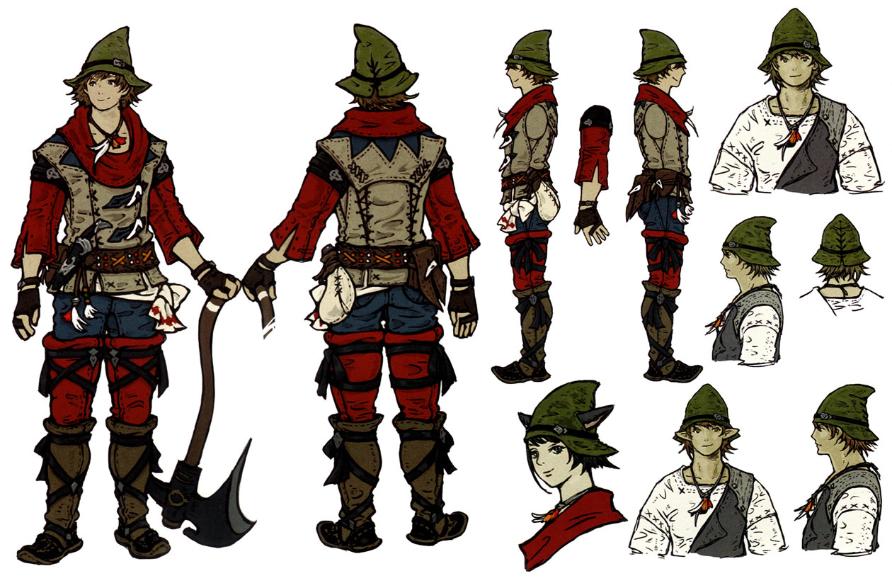 Botanist Art from Final Fantasy XIV: A Realm Reborn