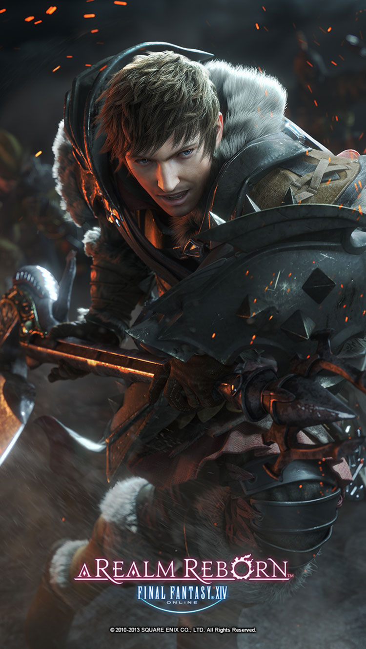 Hyur Warrior CG Art from Final Fantasy XIV: A Realm Reborn
