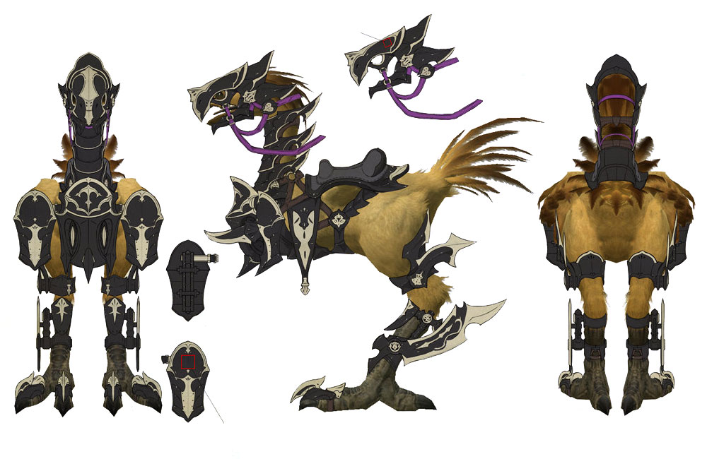Chocobo Dragoon Art from Final Fantasy XIV: A Realm Reborn