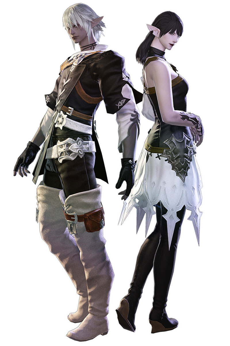 Elezen Duskwight Art from Final Fantasy XIV: A Realm Reborn