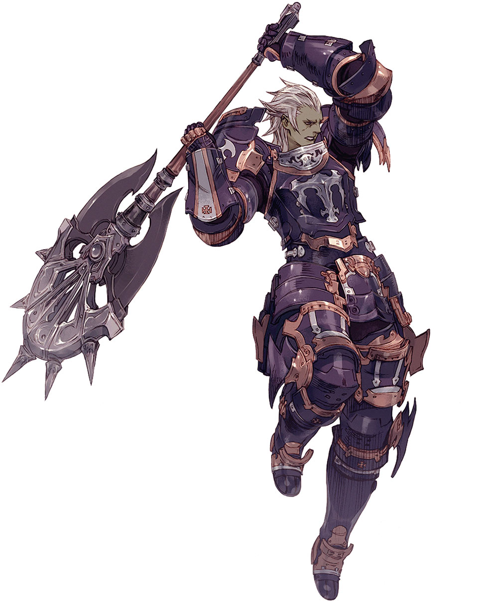 Roegadyn Female Marauder Art from Final Fantasy XIV: A Realm Reborn
