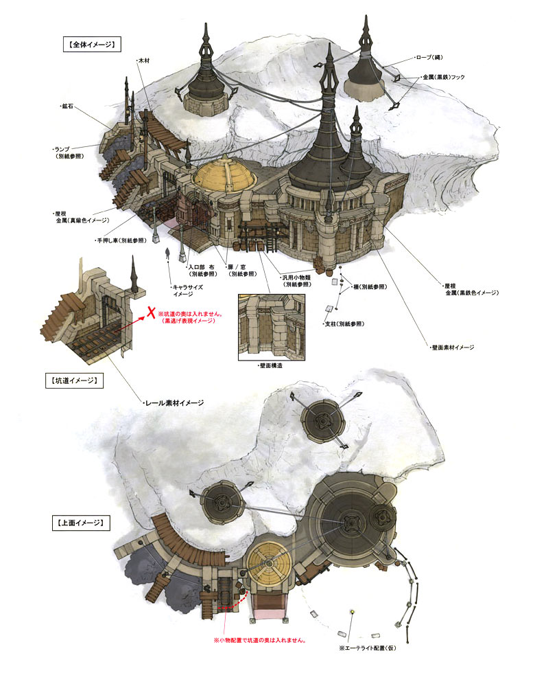 Environment Details Art from Final Fantasy XIV: A Realm Reborn