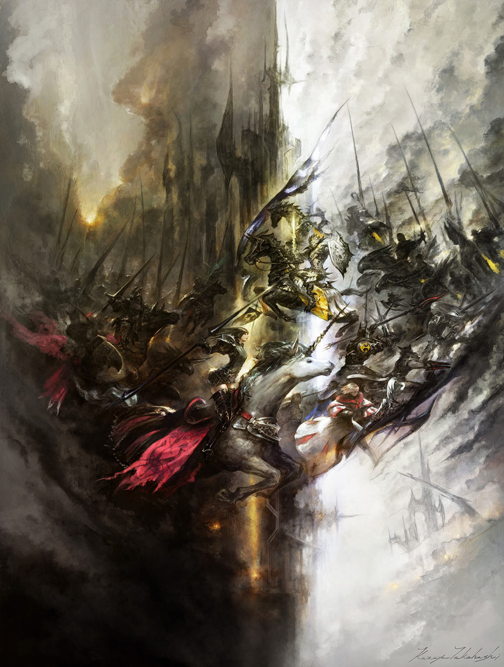 Frontline Illustration from Final Fantasy XIV: A Realm Reborn