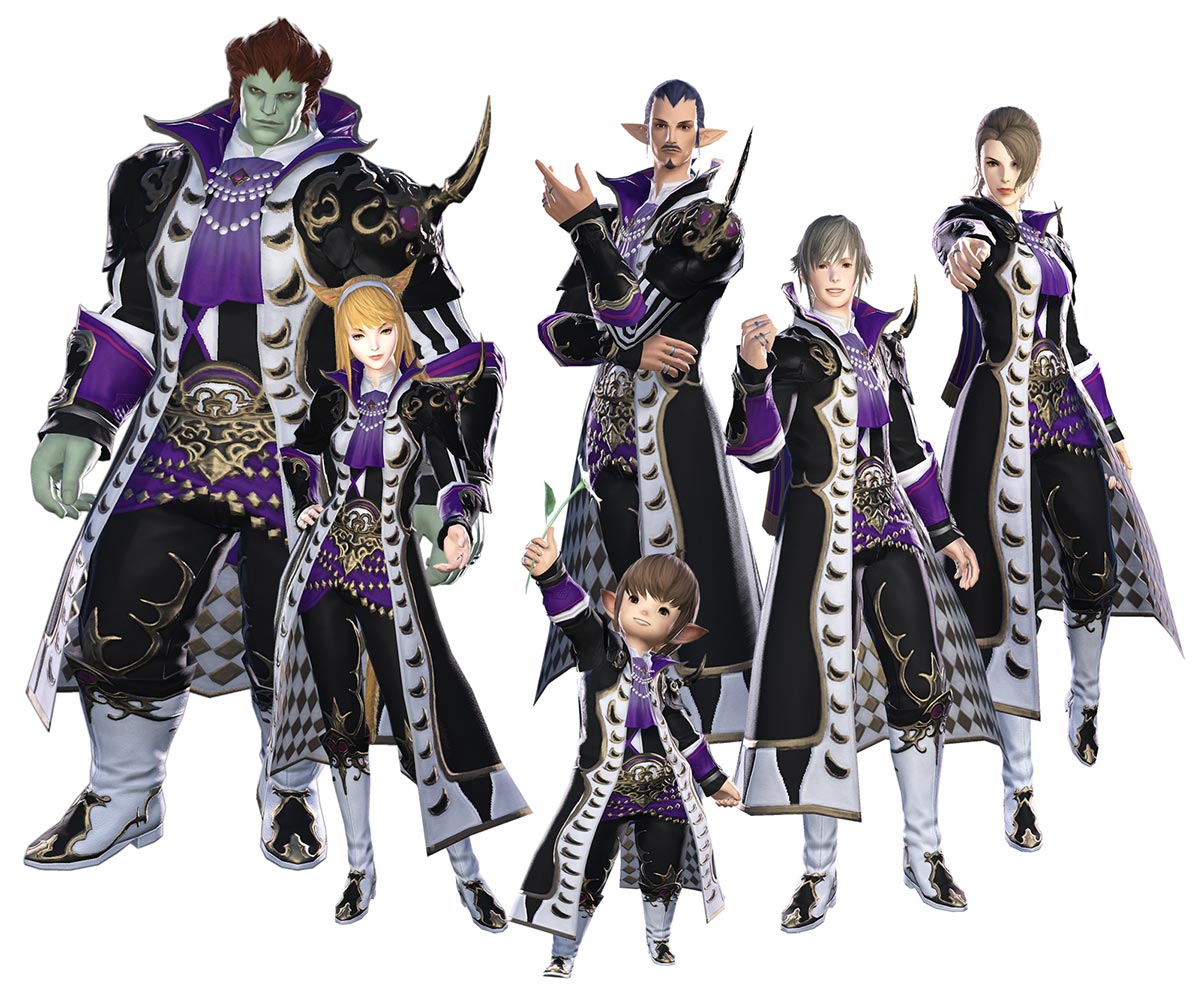 Gold Saucer Gambler's Outfit Art from Final Fantasy XIV: A Realm Reborn