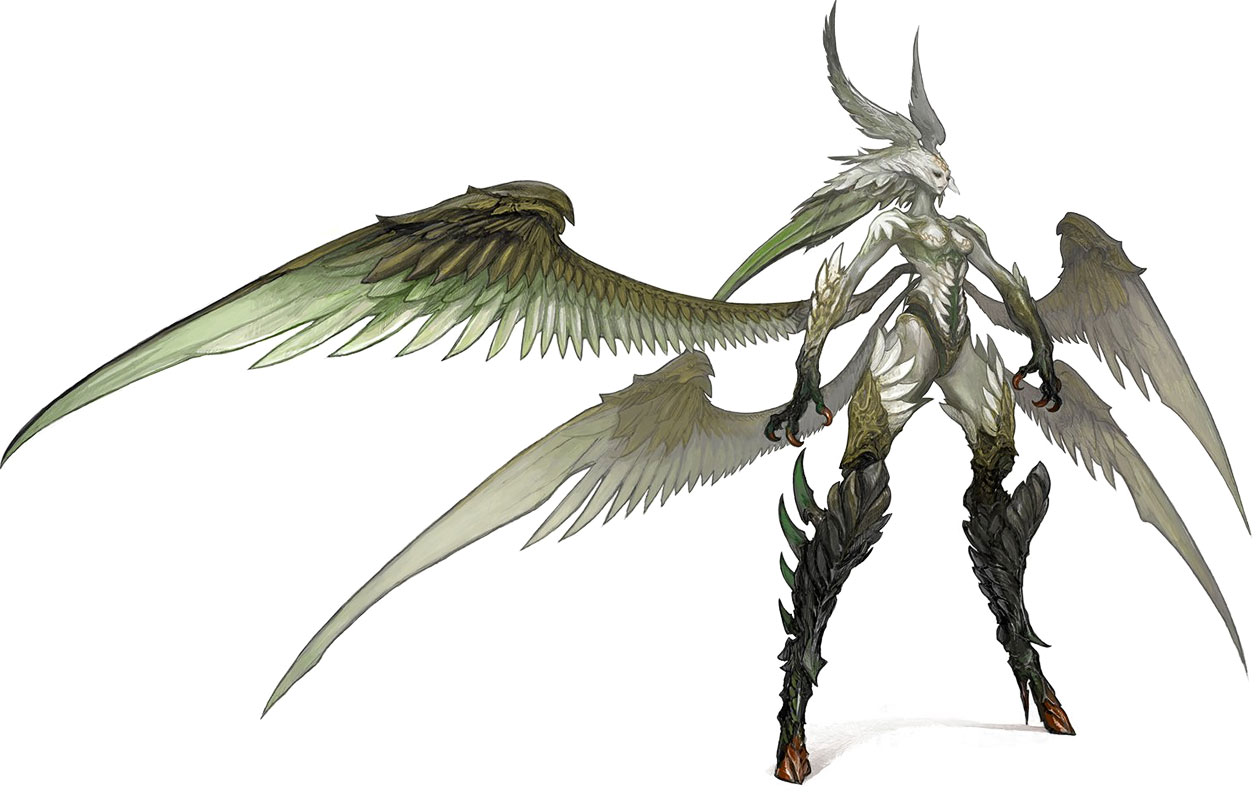 Garuda Art from Final Fantasy XIV: A Realm Reborn