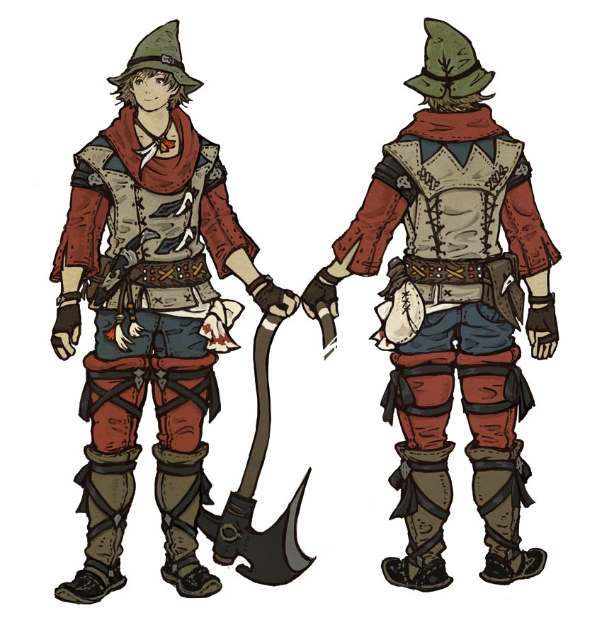 Botanist Equipment Art from Final Fantasy XIV: A Realm Reborn