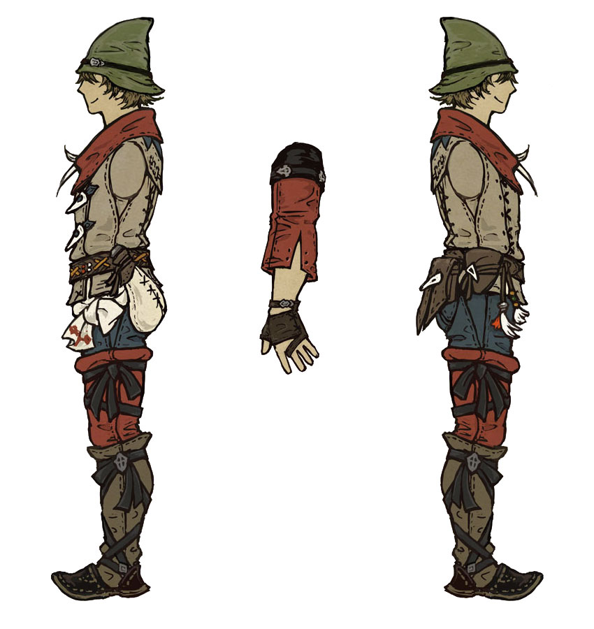 Botanist Equipment Art from Final Fantasy XIV: A Realm Reborn