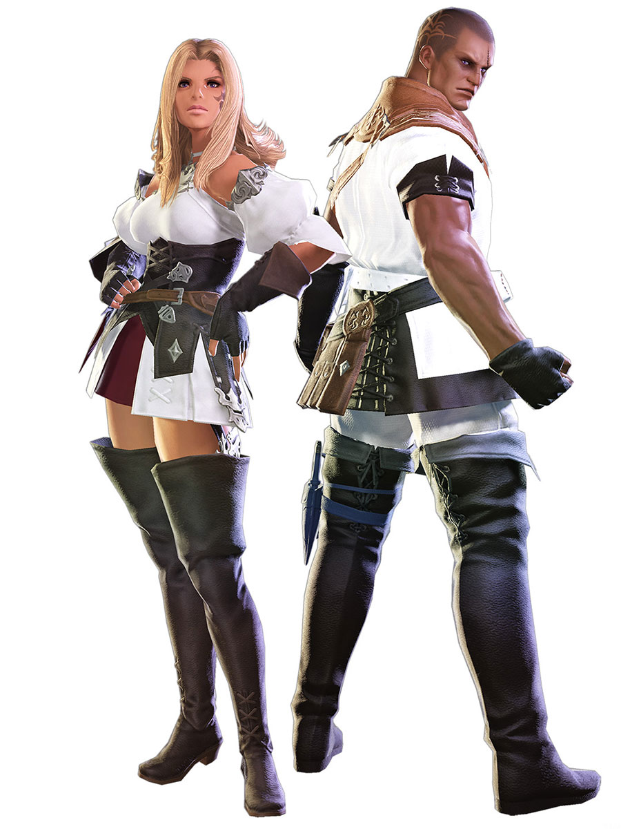 Hyur Highlander Art from Final Fantasy XIV: A Realm Reborn