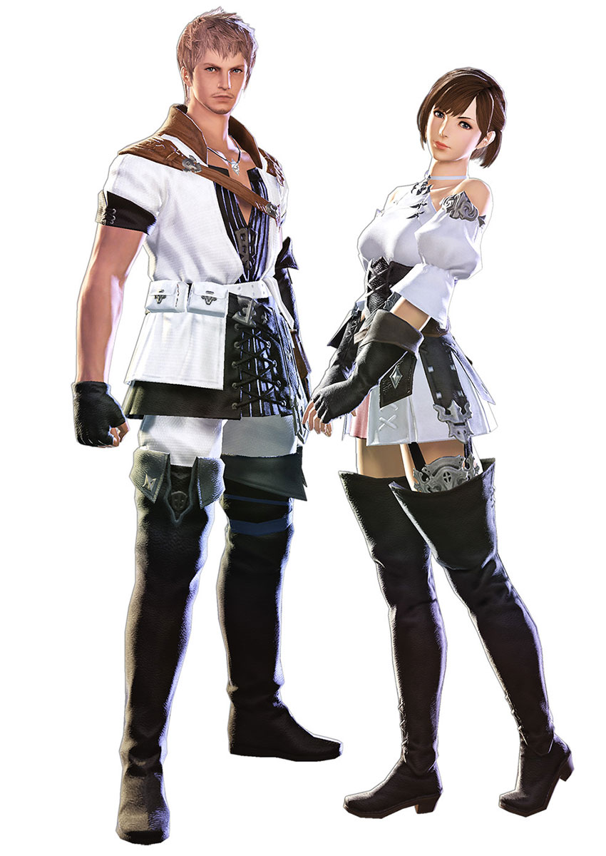 Hyur Midlander Art from Final Fantasy XIV: A Realm Reborn