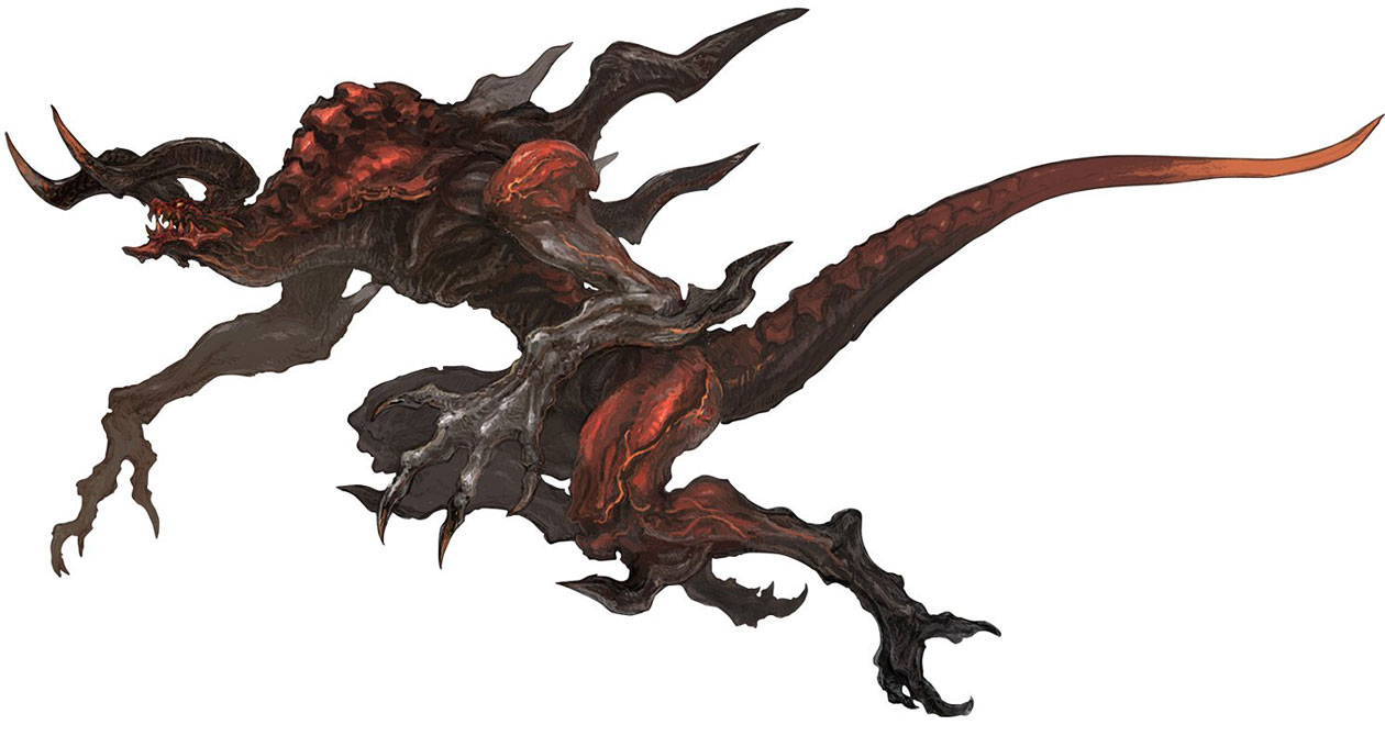 Ifrit Art from Final Fantasy XIV: A Realm Reborn