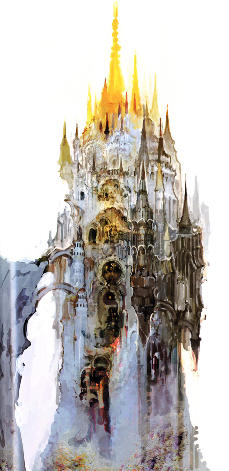 Ishgard Concept Art from Final Fantasy XIV: A Realm Reborn