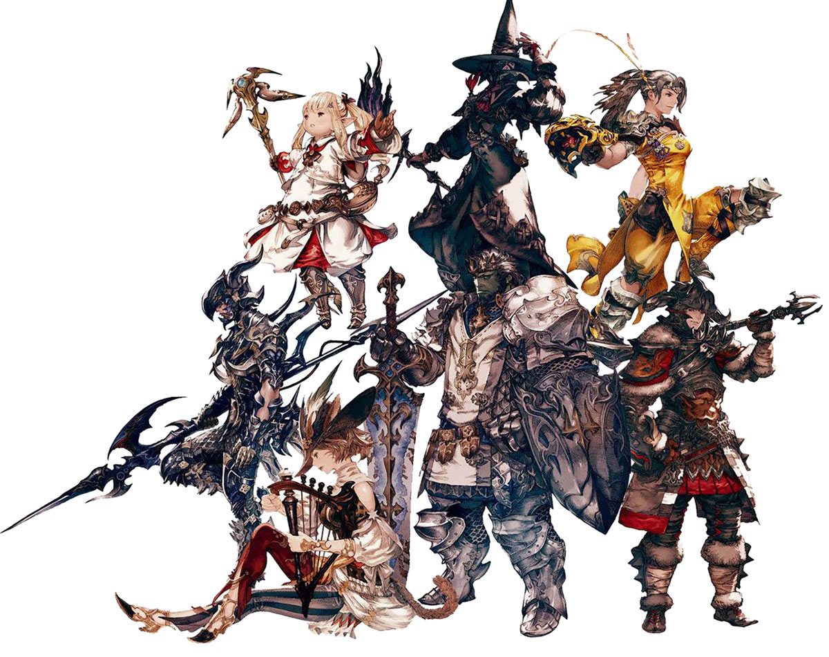 Job Armor Art from Final Fantasy XIV: A Realm Reborn