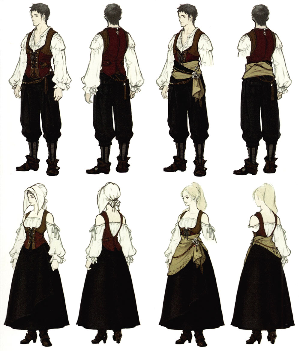 Limsa Lominsa Citizens Art from Final Fantasy XIV: A Realm Reborn