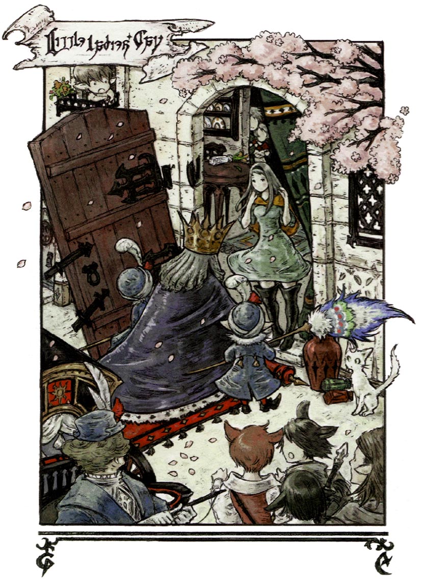 Little Ladies Day Art from Final Fantasy XIV: A Realm Reborn