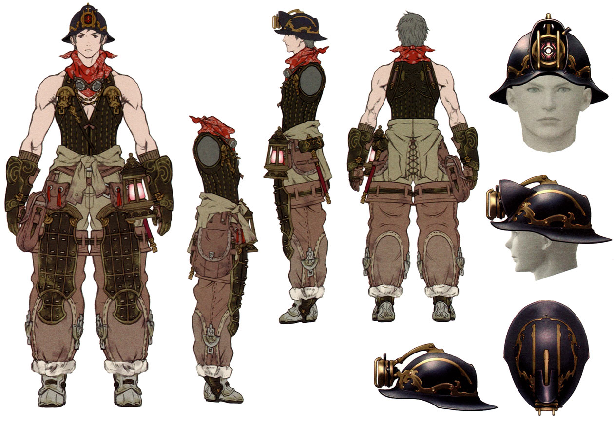 Miner Art from Final Fantasy XIV: A Realm Reborn