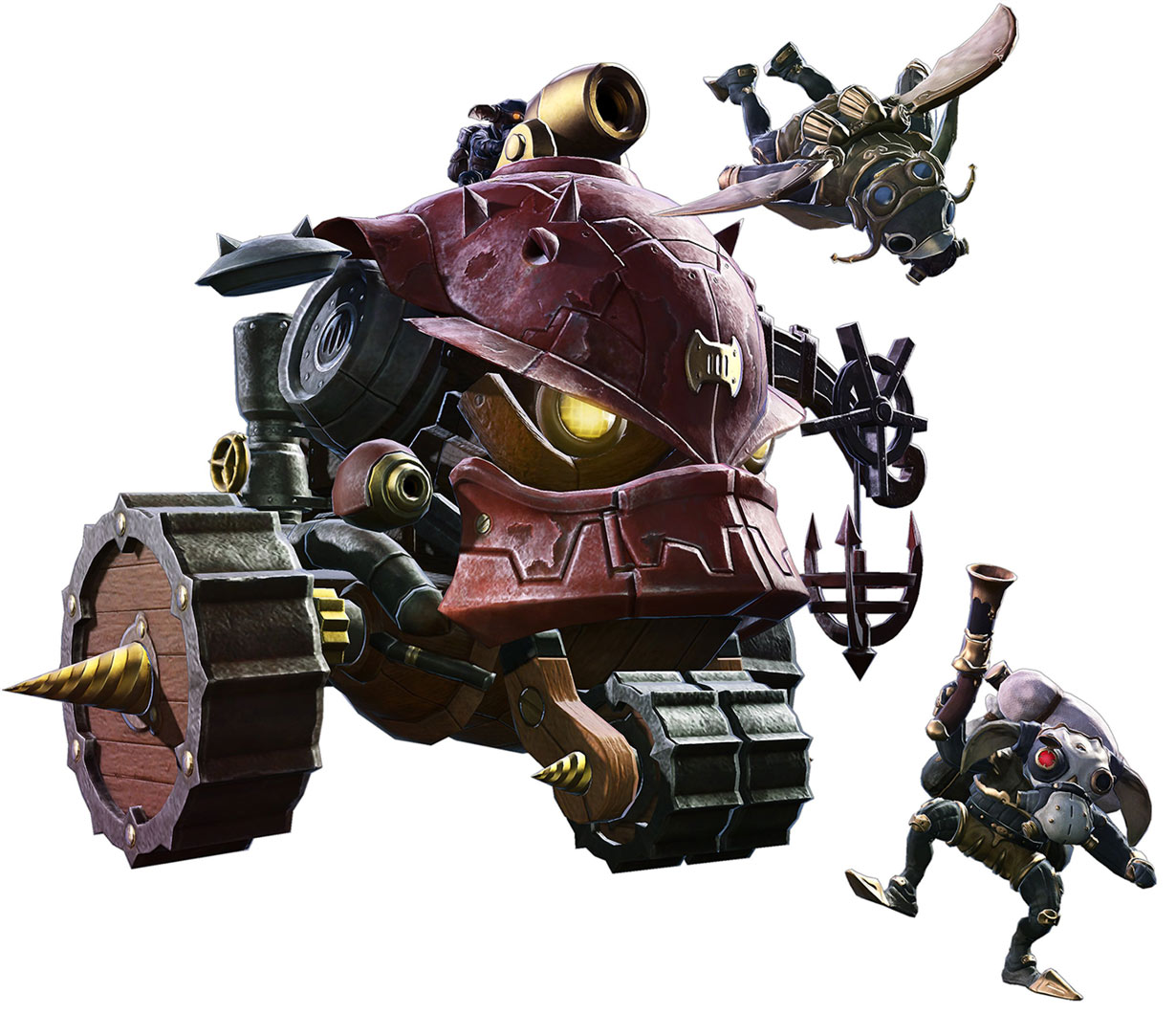 No. 6 Goblin Tank Render from Final Fantasy XIV: A Realm Reborn