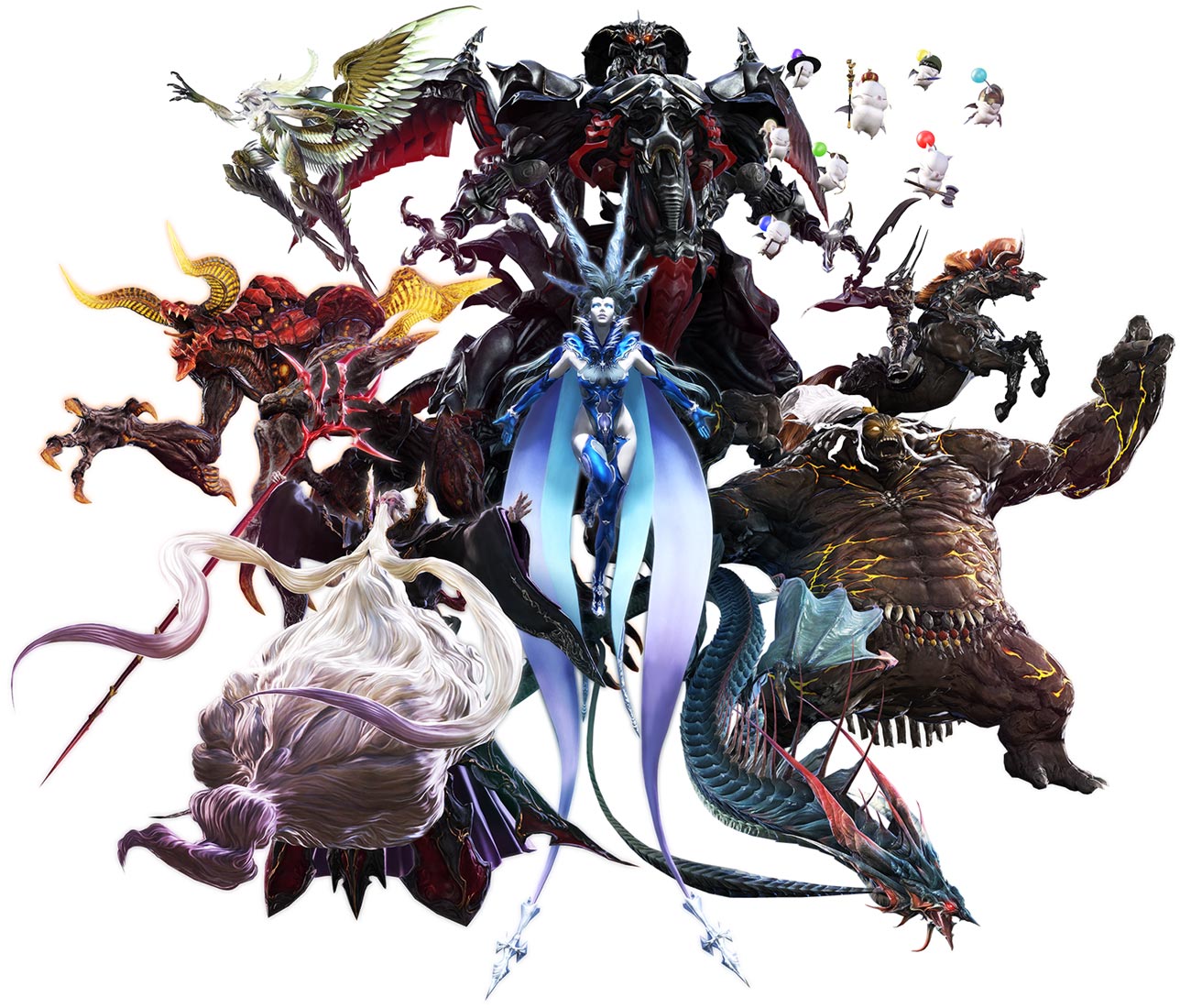 Primals Render from Final Fantasy XIV: A Realm Reborn
