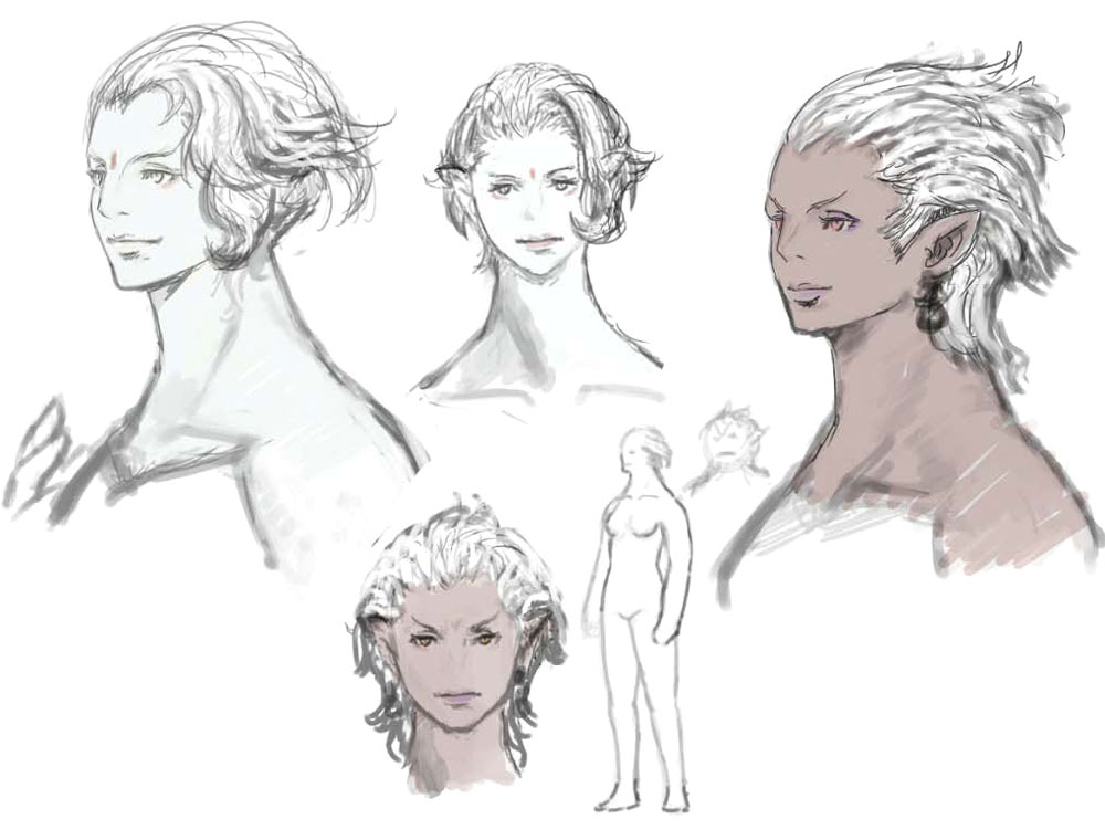 Roegadyn Female Art from Final Fantasy XIV: A Realm Reborn
