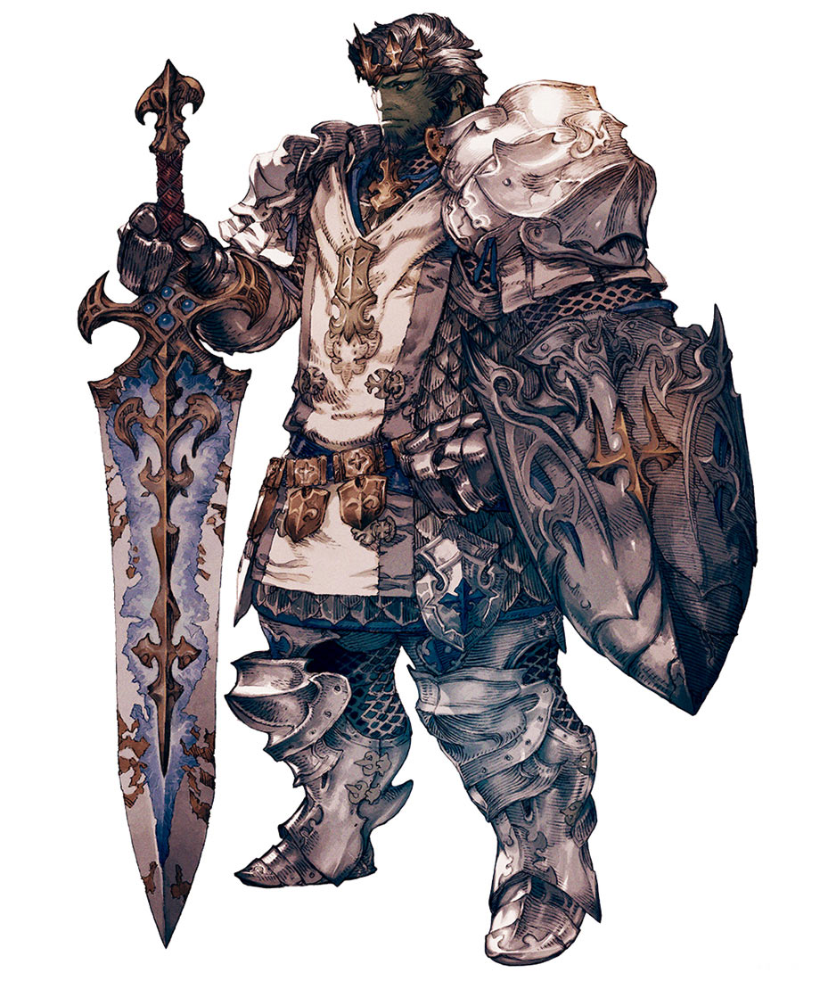 Roegadyn Paladin Art from Final Fantasy XIV: A Realm Reborn