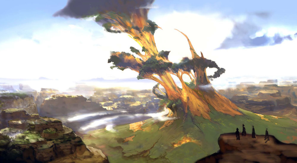 World Landmark Art from Final Fantasy XIV: A Realm Reborn