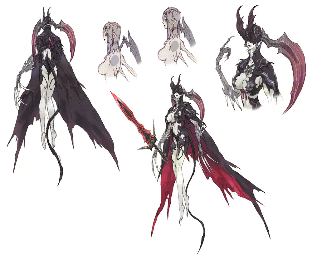 Succubus Art from Final Fantasy XIV: A Realm Reborn