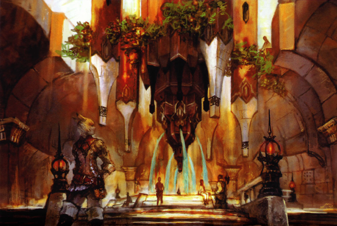 The Gold Court Art from Final Fantasy XIV: A Realm Reborn