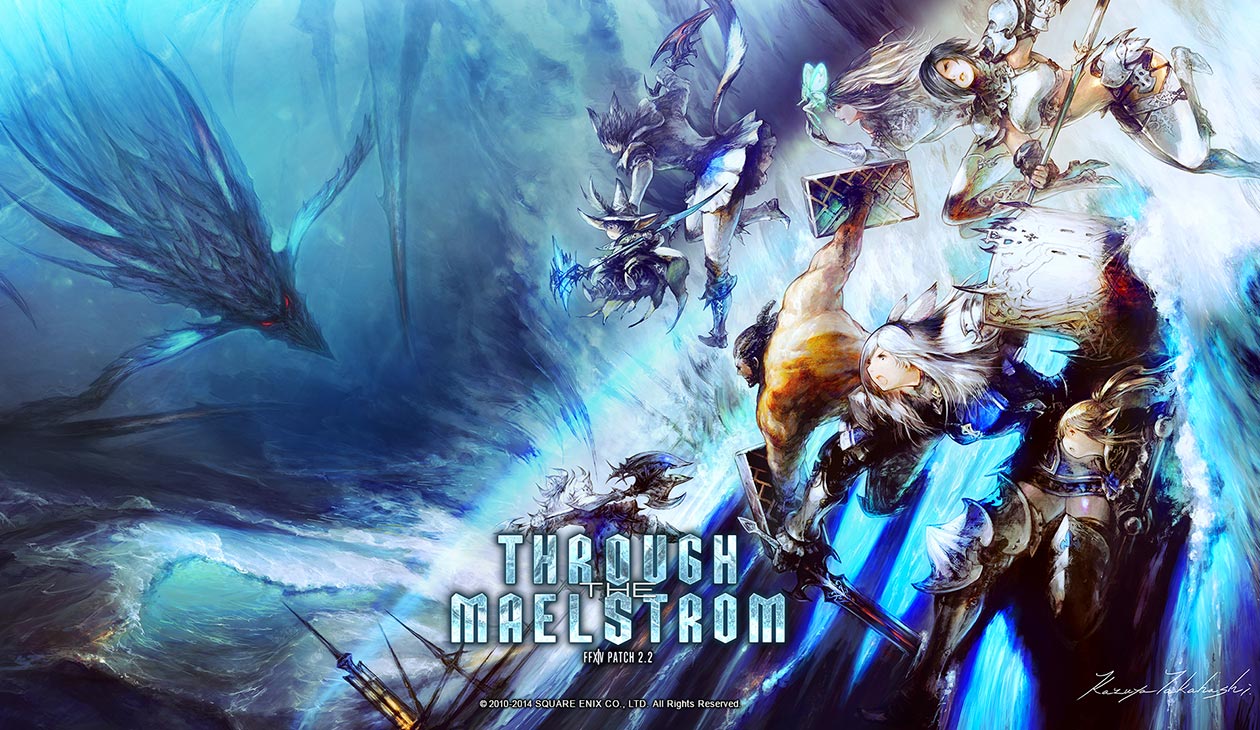 Through the Maelstrom Cover Art from Final Fantasy XIV: A Realm Reborn