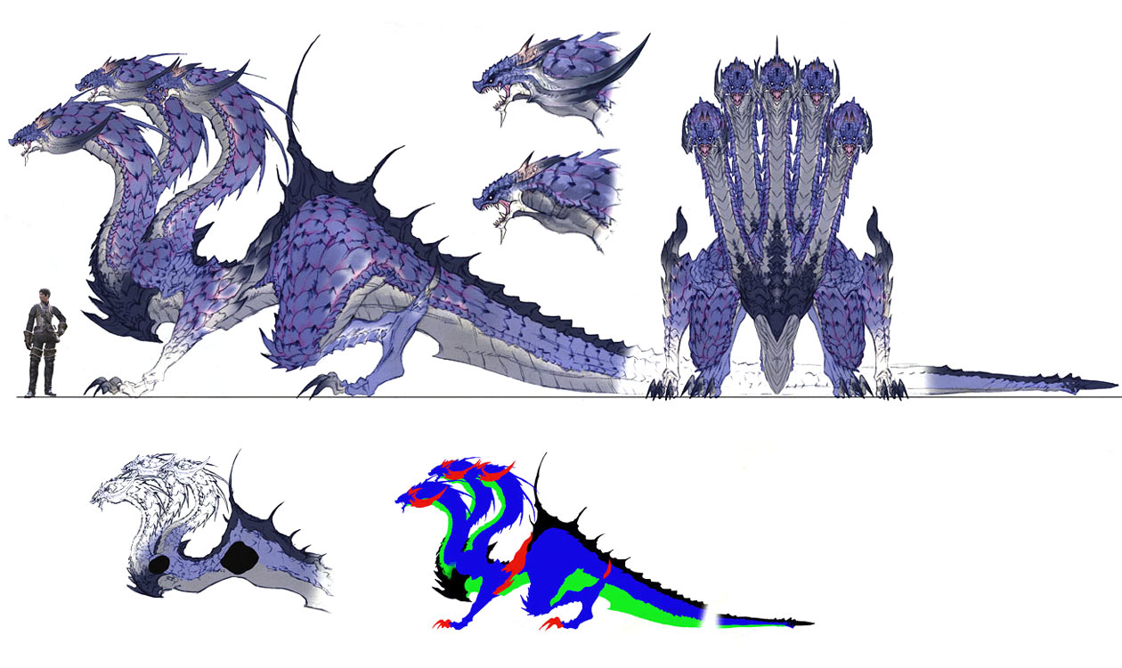 Tiamat Art from Final Fantasy XIV: A Realm Reborn