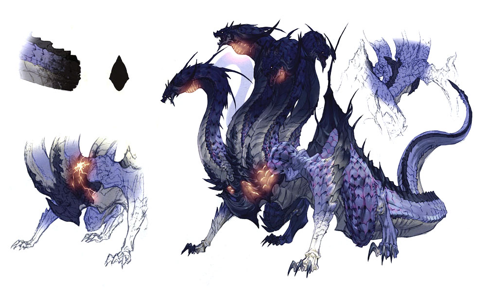 Tiamat Weak Point Art from Final Fantasy XIV: A Realm Reborn