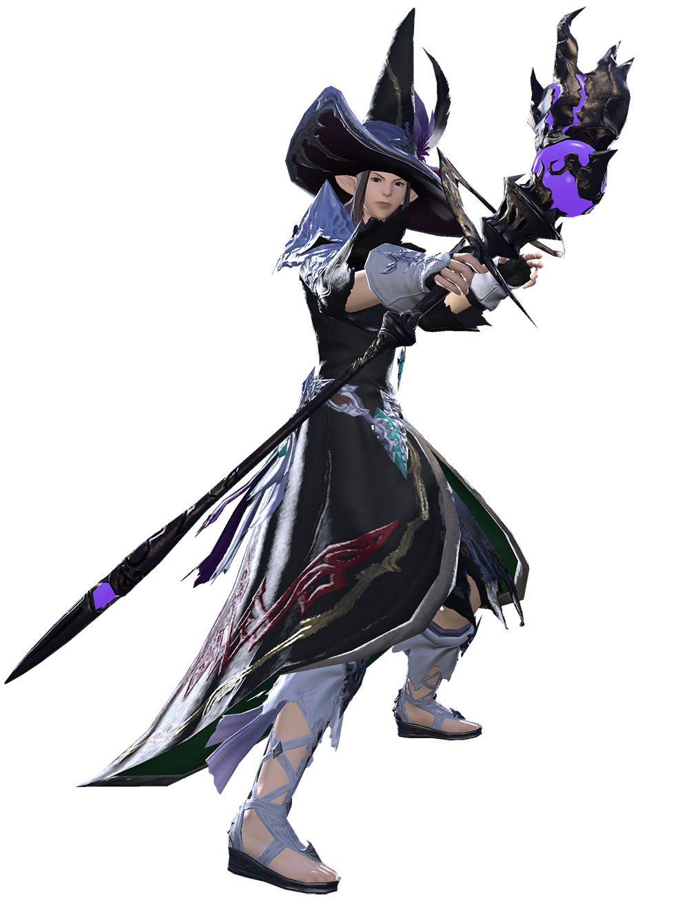 World of Darkness Caster Gear Art from Final Fantasy XIV: A Realm Reborn