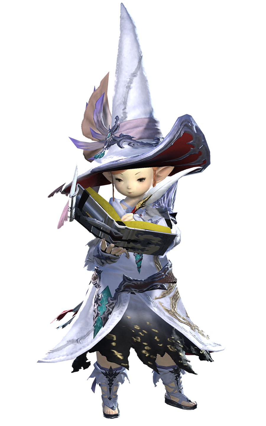 World of Darkness Healer Gear Art from Final Fantasy XIV: A Realm Reborn
