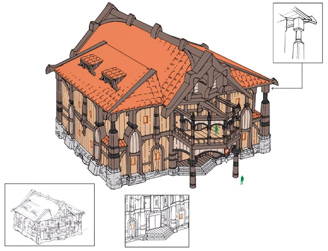 Lavender Beds Wood Housing Art from Final Fantasy XIV: A Realm Reborn