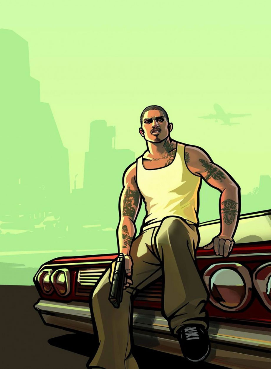 Cesar Vialpando Art from Grand Theft Auto: San Andreas