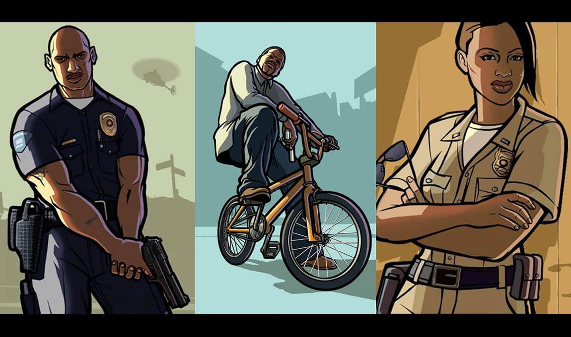Character Art from Grand Theft Auto: San Andreas
