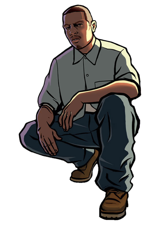 Carl Johnson Art from Grand Theft Auto: San Andreas