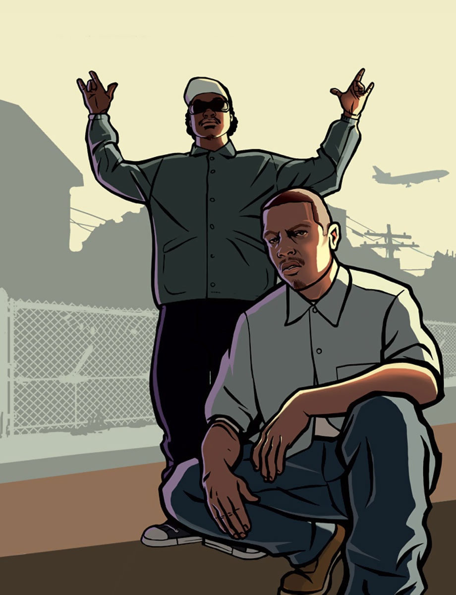 Ryder & Carl Art from Grand Theft Auto: San Andreas