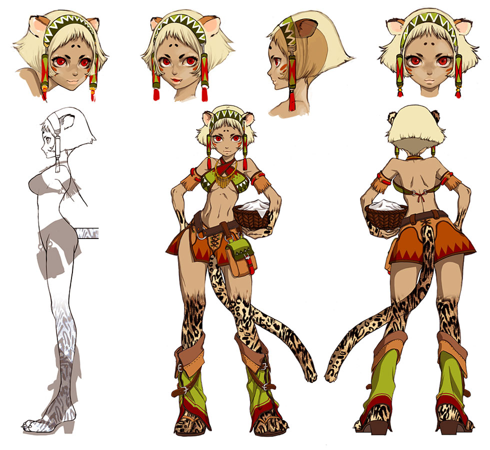 Character Design Art from Lime Odyssey: The Chronicles of Orta