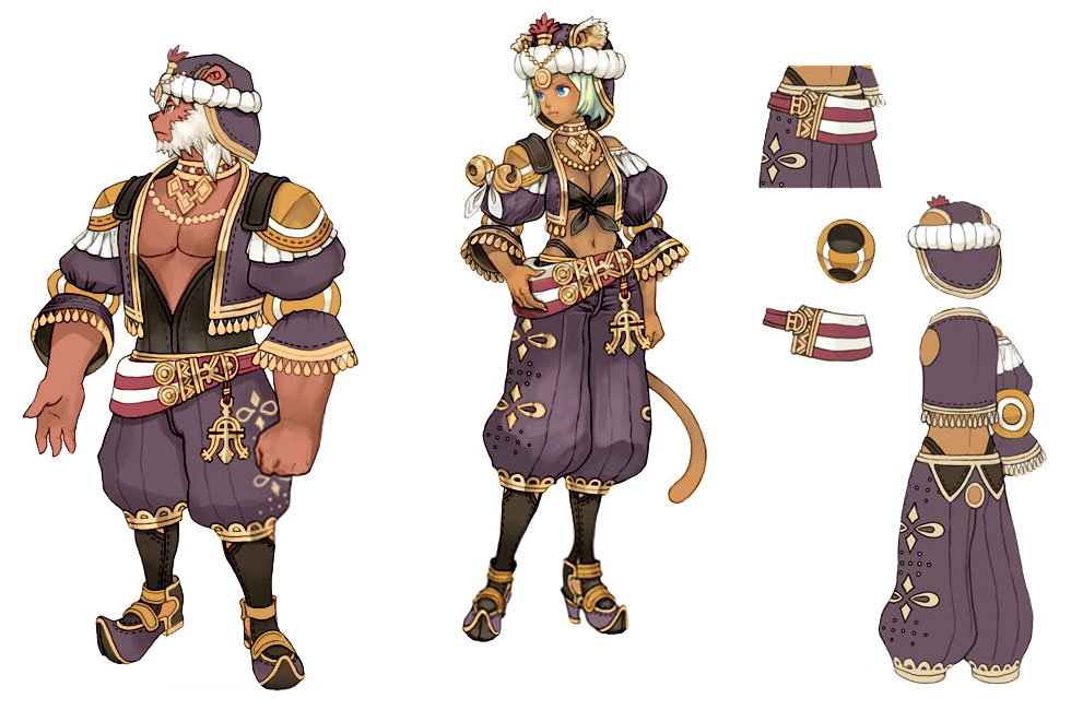 Character Design Art from Lime Odyssey: The Chronicles of Orta