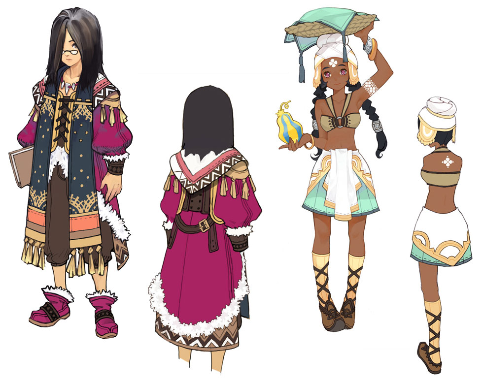 Character Design Art from Lime Odyssey: The Chronicles of Orta