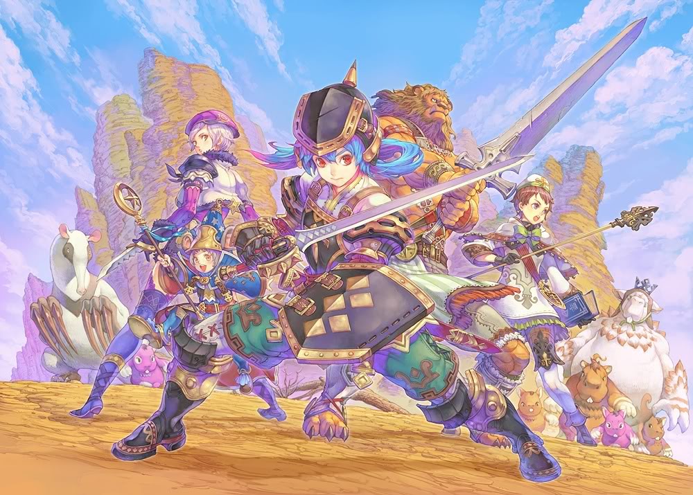 Character Races Art from Lime Odyssey: The Chronicles of Orta