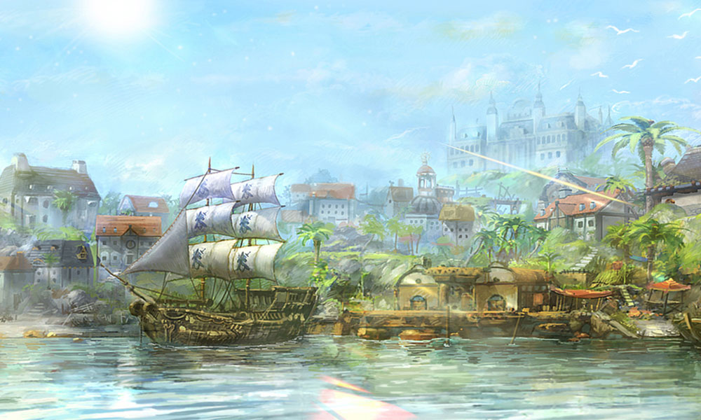 Forest of Blue Coral Art from Lime Odyssey: The Chronicles of Orta