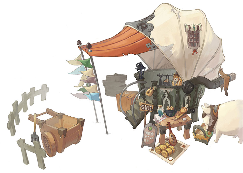 Item Shop Art from Lime Odyssey: The Chronicles of Orta