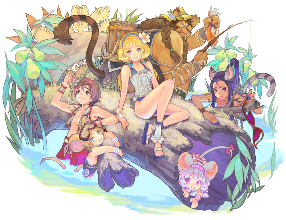 Races Art from Lime Odyssey: The Chronicles of Orta